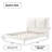 Napa Queen Ivory Tall Pillow Headboard Bed-113989237