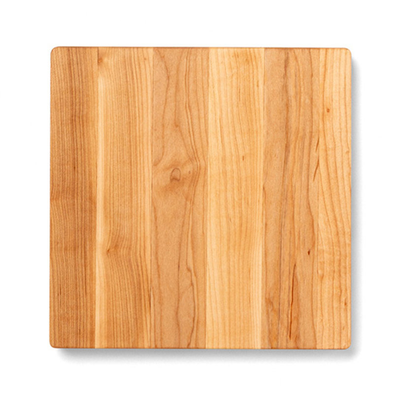 John Boos Chop N Slice Large Maple Wood Edge Grain Cutting Board, 10"x10"x1.25", 10" x 10"