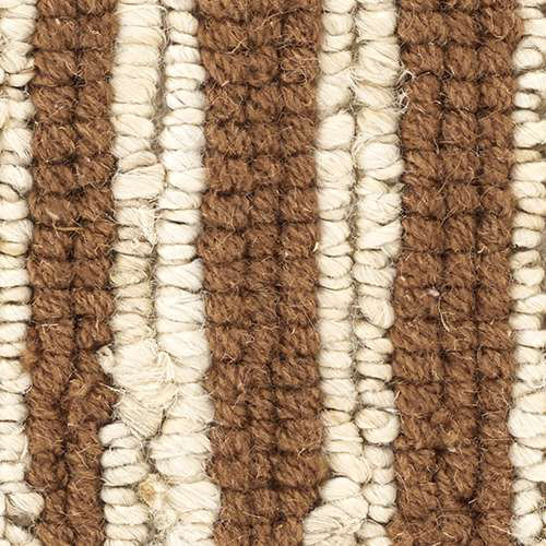 Calder Stripe Caramel Handwoven Jute Rug, Rectangle 10' x 14'
