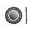 Miroir rond en rotin-91008898