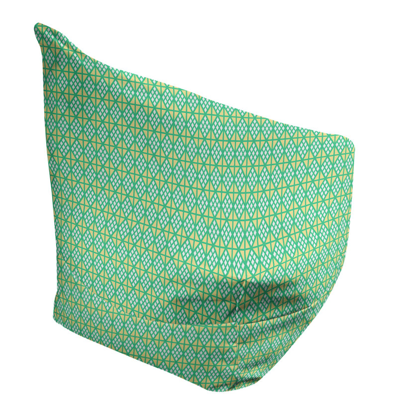 Fauteuil à billes standard & Leffel, Pas de bourre, Vert / Jaune, H 86 po x L 2 po x P 43 po