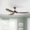  Ventilateur de plafond standard à 3 pales Elianna avec télécommande et ensemble d'éclairage inclus