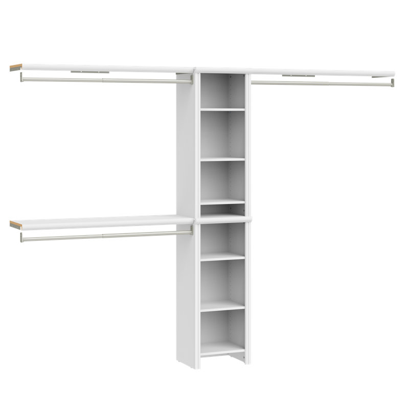 Impressions 16" Closet Tower With Top Shelves