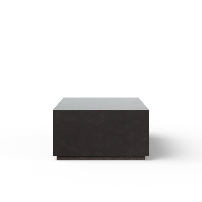 Quigley Block Coffee Table, Lava Brown