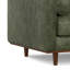 Chaise avec accoudoirs rembourrée de style moderne Mid-Century de 42 po Morrison-110809740