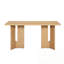 Table de salle à manger rectangulaire avec pieds découpés-434779236