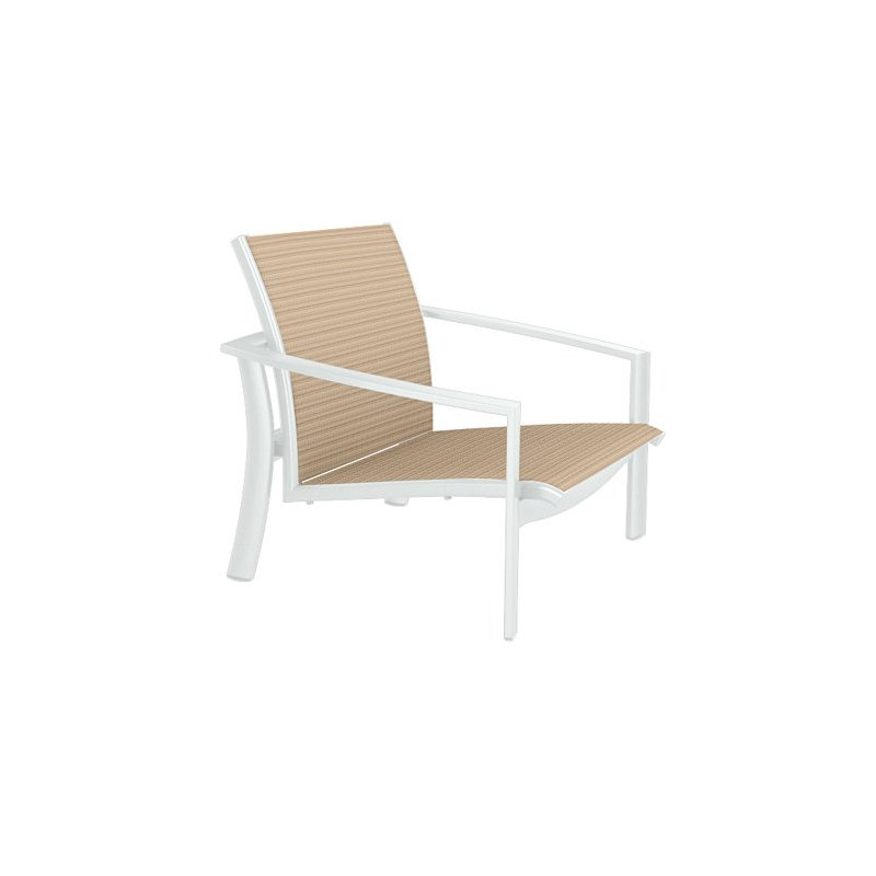 Kor Outdoor Lounge Chair, Snow, Bogota