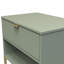 Fully Assembled Allaura 1 Drawer Bedside Table-690486357