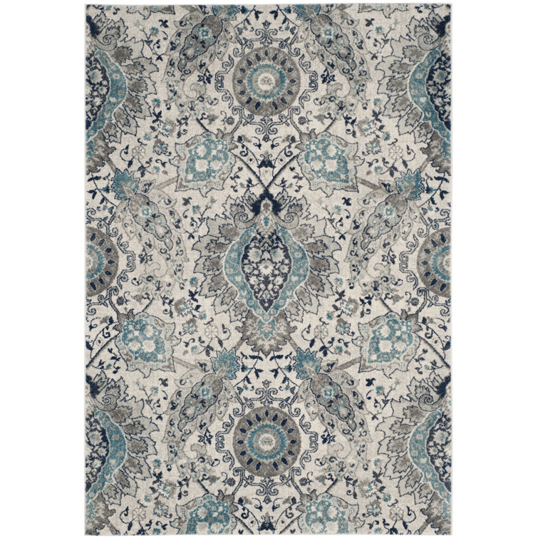 Jaelynn Cream/Light Grey Area Rug