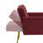 Zianny Velvet Accent Chair with Ottoman-734751138