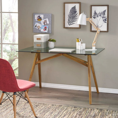 Computer Desk Home Office Desks,Large Office Desk, Modern Computer Desk Conference Table Meeting Room Table, Business Furniture for Home Office