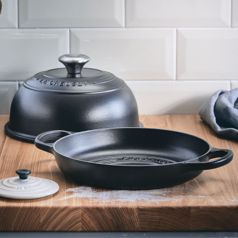 Le Creuset Signature Enameled Cast Iron 1.75 Qt. Bread Oven with Lid, Marseille