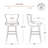 Caraline Swivel Counter & Bar Stool-129863377-129863376