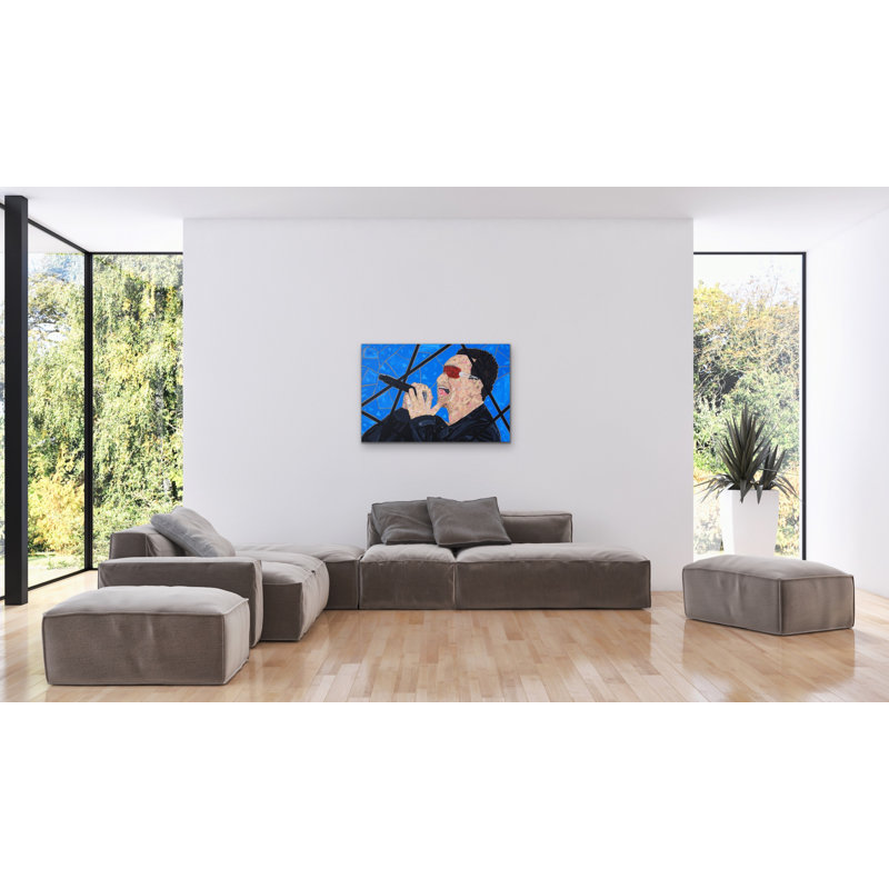 Bono Painting by Eddie Bruckner