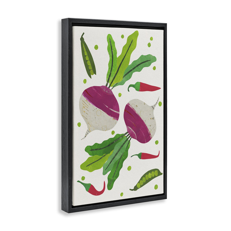 Cadre flottant de jardin et légumes, conception par Aribombari, Cadre flottant noir de jais, H 25 po x l 17 po