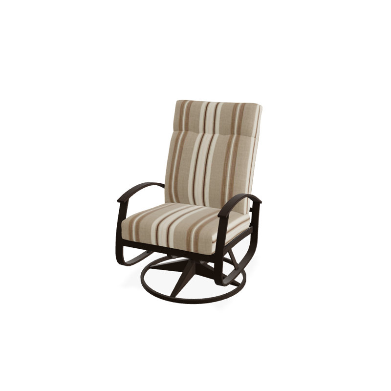 Belle Isle Outdoor Swivel Lounge Chair, Textured Kona, Yellow 43A, Kona P10