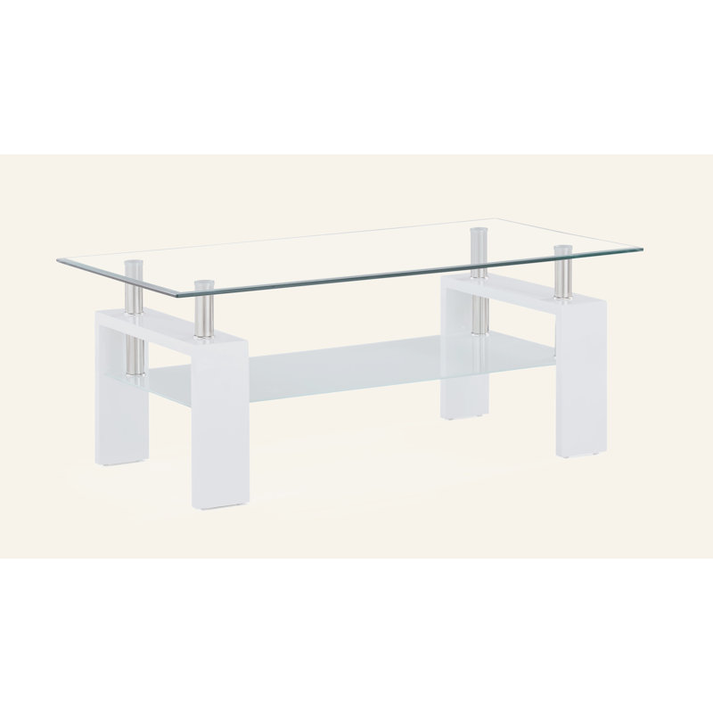 TABLE BASSE Jamarion, Blanc