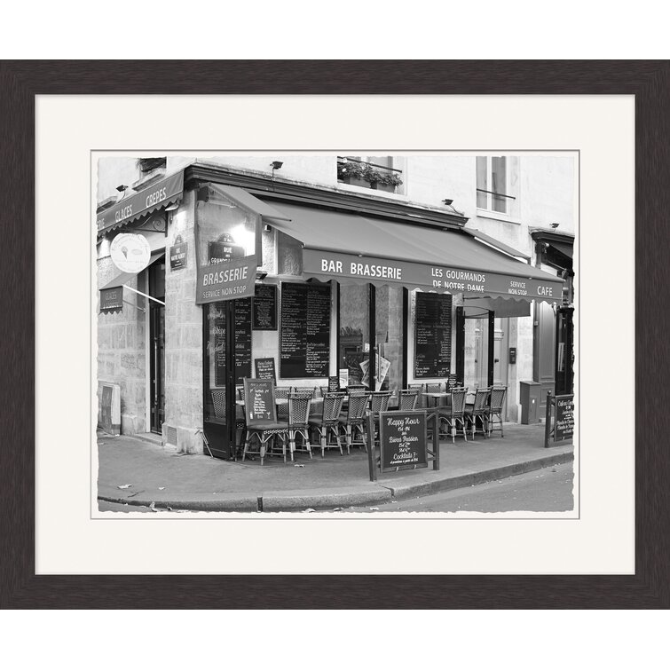 Lillian August Paris Brasserie' Framed Photographic Print on Glass ...
