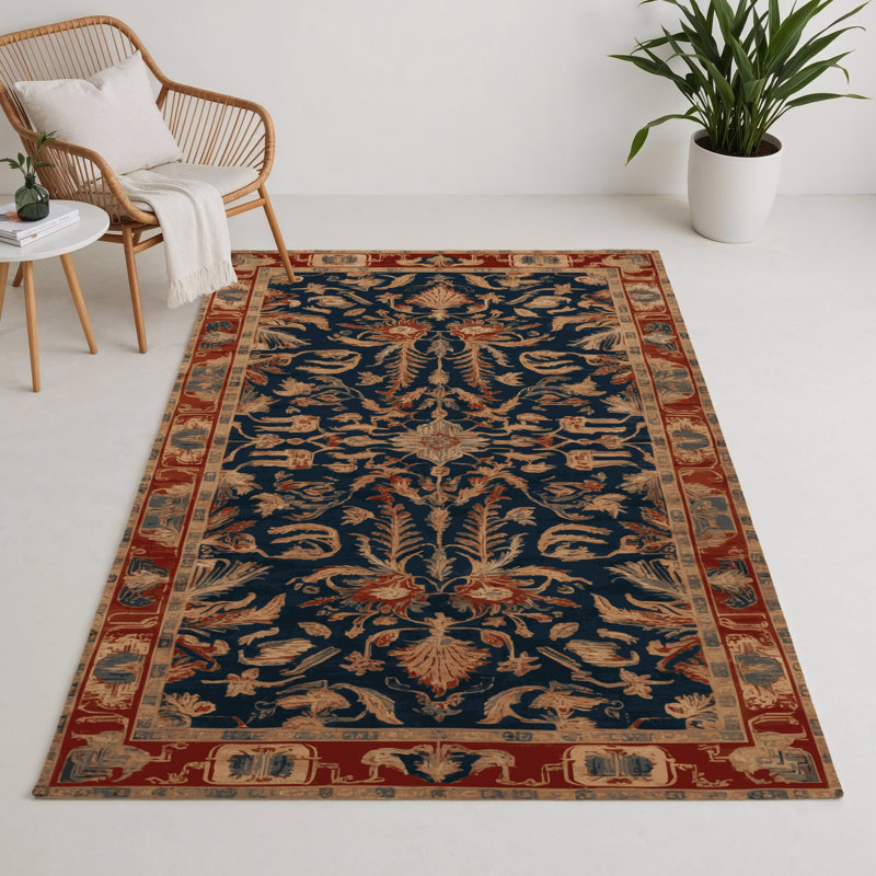 Tapis intérieur et extérieur ArtDeco, Rectangle 9 pi x 12 pi
