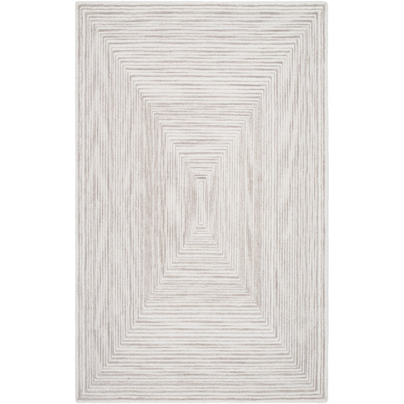 Tapis fabriqué à la main Rize, Rectangle 9 pi x 12 pi