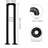 39.37 "H Higher and wider version of industrial style U-shaped stair railing