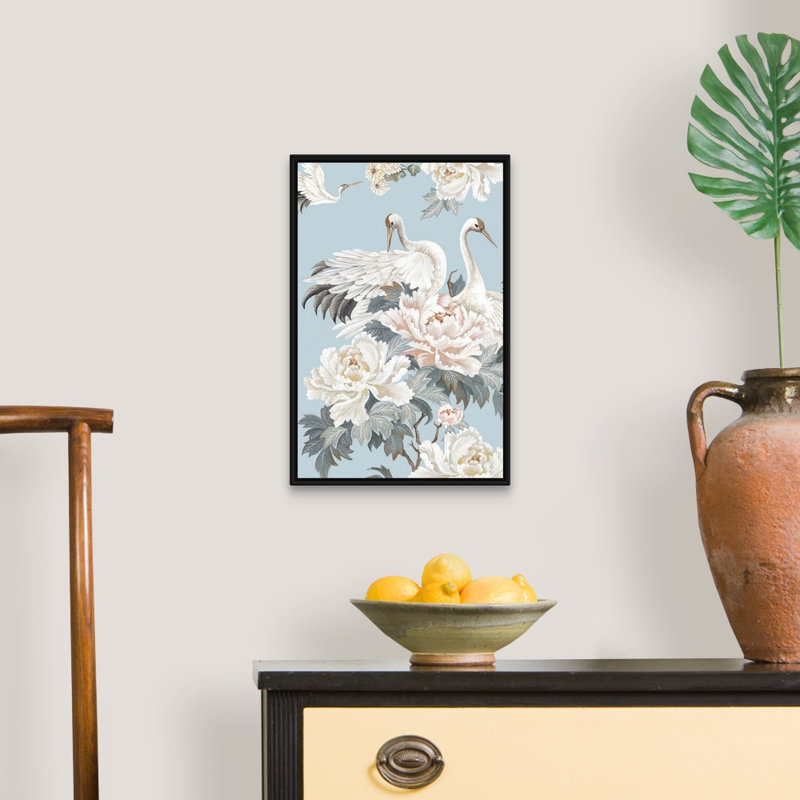 «Pure Beauty I» par Eva Watts - reproduction d'art, H 20 po x l 14 po x P 1,75 po, Toile avec cadre noir