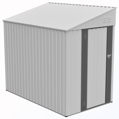 Lean-To Storage Shed With Lockable Door