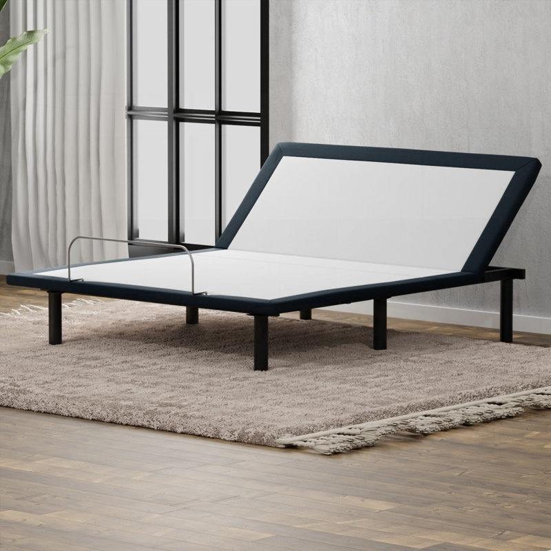Adjustable Base Full for Queen Bed: Simple Head Up with No Box Spring Needed and Strong Support, Full