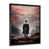 Impression noire sur toile encadrée sélectionné