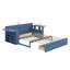 Lit de jour avec bureau amovible, tiroirs de rangement et table d'appoint hydraulique-469426681-469426680
