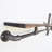 2 Piece Metal and Solid Wood Shelf