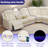 Airflow Leather 3-Piece Reclining Sofa Set With Wireless Charging & Center Console-1725964602