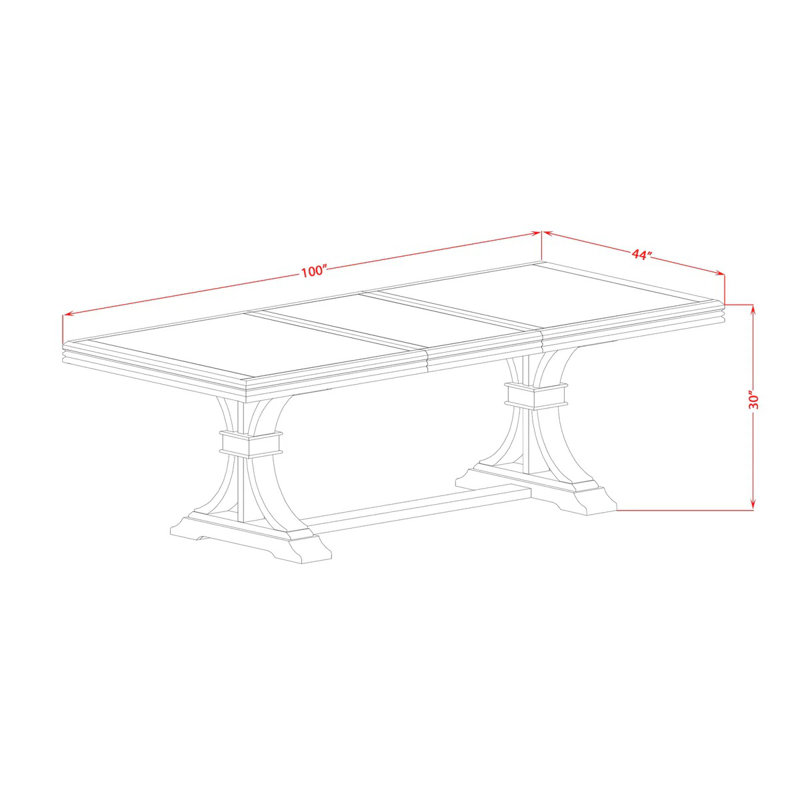 Cet ensemble de salle à manger 5 pièces comprend une table en bois et 4 chaises de cuisine en tissu de lin brun avec dossier capitonné - finition noyer antique.