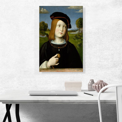 Portrait of Federico II Gonzaga 1510 par Raphael - impression sur toile tendue