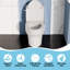 Toilette allongée une pièce Kichae, chasse haute efficacité 1,28 GPF, siège à fermeture en douceur, entièrement jupe, toilette standard certifiée CEC & DOE pour la salle de bain