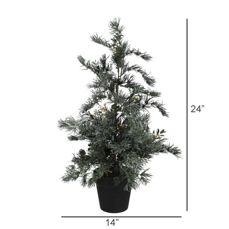 Arbre - pin et cyprès , H 24 po x l 14 po x P 14 po