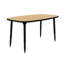 Table d'activité rectangulaire thermofusionnée avec pieds fuselés réglables 31 x 50 Adapte-115943367-115943369