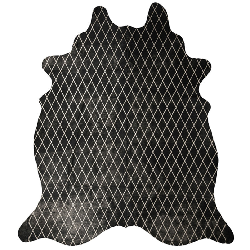 Arlequin Hide Cowhide Geometric Area Rug, Novelty 6' x 7'