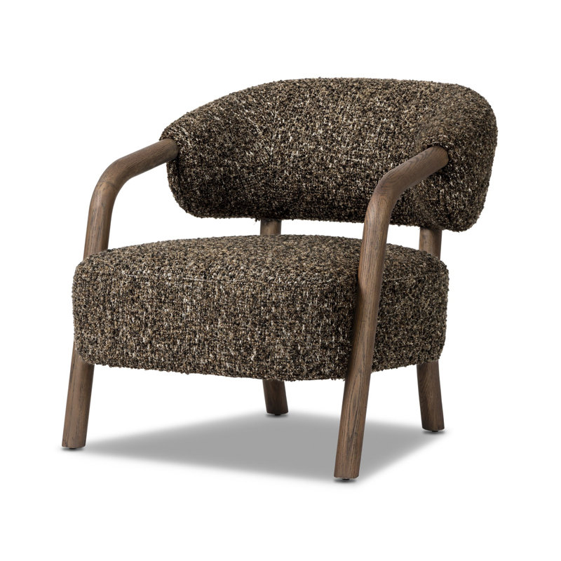 Fauteuil l 29,25 po Citrine, Boucle en granit d'Ivan, Chêne amande