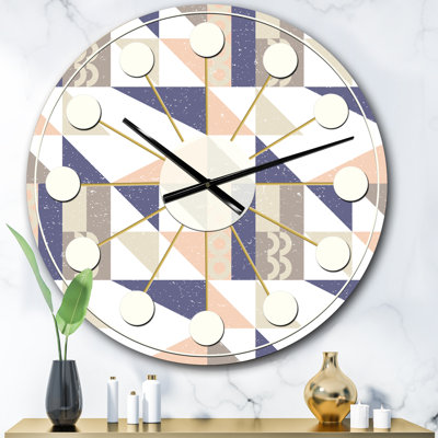 Horloge murale rétro Mid-Century