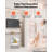 Steam Generator, 9 kW Home Steam Shower System with Preheat Mode, For Bathrooms, Sauna Rooms, Spa, Direct Water Connection, Touch Control, Auto Fill & Drain, 77-131°F, 24H Timer, 212-318 ft³