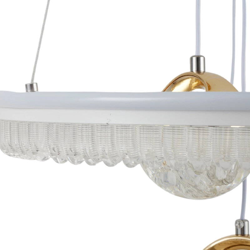 4 - Light Natural LED Dome Pendant