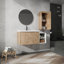 Meuble-lavabo mural sophistiqué avec caractéristiques pratiques