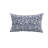 Liza Pillow Cover & Insert Rectangle in Blue/White