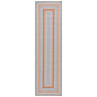 Tapis d'intérieur / extérieur géométrique tissé performance lavable à la machine Flewellyn