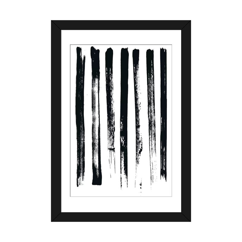 « abstract i », impression sur toile, H 32 po x l 24 po x P 1 po, Cadre noir