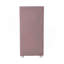 Commode rose en tissu