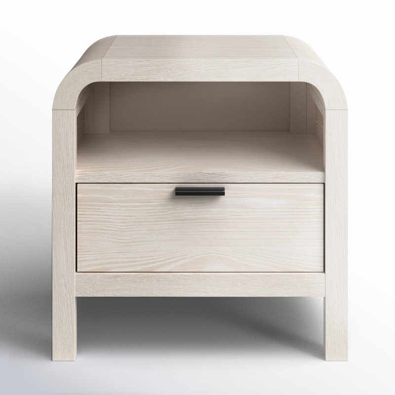 Essie 1 - Drawer 28" Nightstand, White