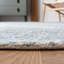 Tapis ivoire / bleu en laine touffeté à la main Hewett-1605759580