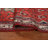 One-of-a-Kind 3'2" X 9'4" 1980s Runner Wool Area Rug in Red